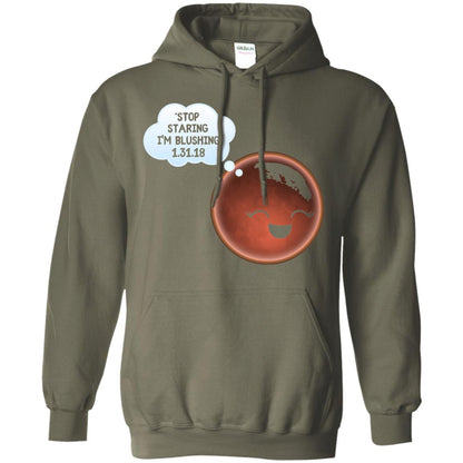 Celestial Total Lunar Eclipse 2018 T-shirt Funny Meme Military Green