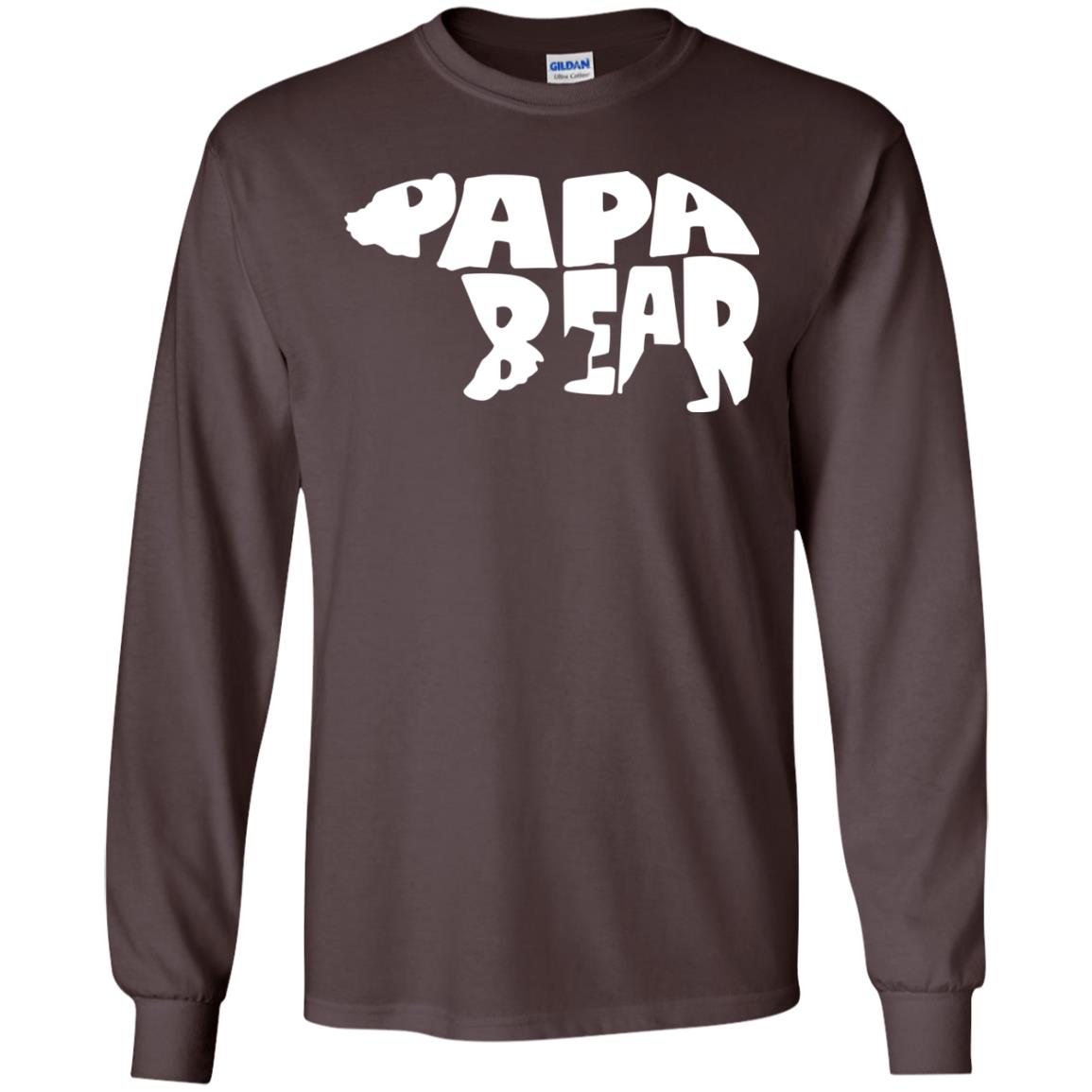 Bear Papa Shirt Dark Chocolate