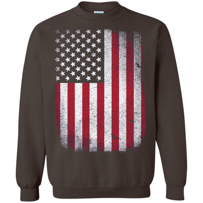 Usa Flag T-shirt 4th July Dark Chocolate