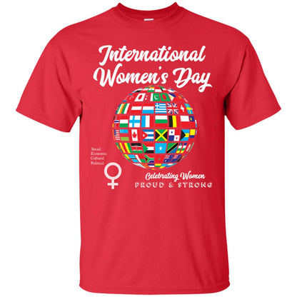 International Women_s Day T-shirt Red