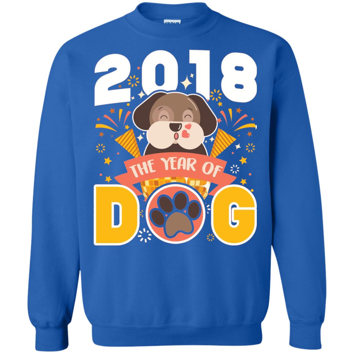 Funny Chinese New Year T-shirt 2018 The Year Of Dog Royal
