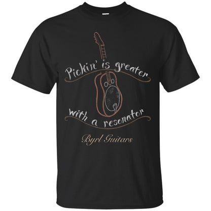 Funny Guitar Shirt Picking Is Greater With A Reasonator Black