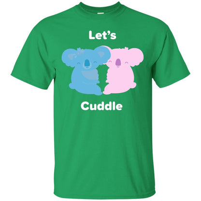 Lets Cuddle Koala Bear T-shirt Irish Green
