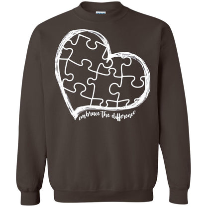 Autism Awareness Embrace Differences Shirt Dark Chocolate