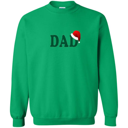 Christmas T-shirt Dad Santa Irish Green