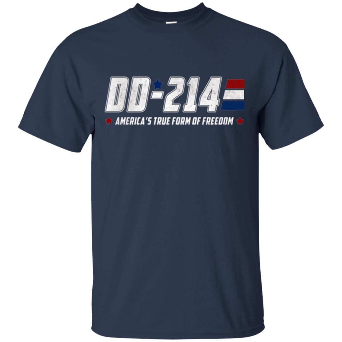 Military T-shirt Dd-214 America_s True Form Of Freedom Navy
