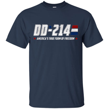 Military T-shirt Dd-214 America_s True Form Of Freedom Navy