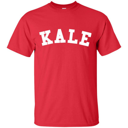 Vegan T-shirt Kale University T-shirt Red