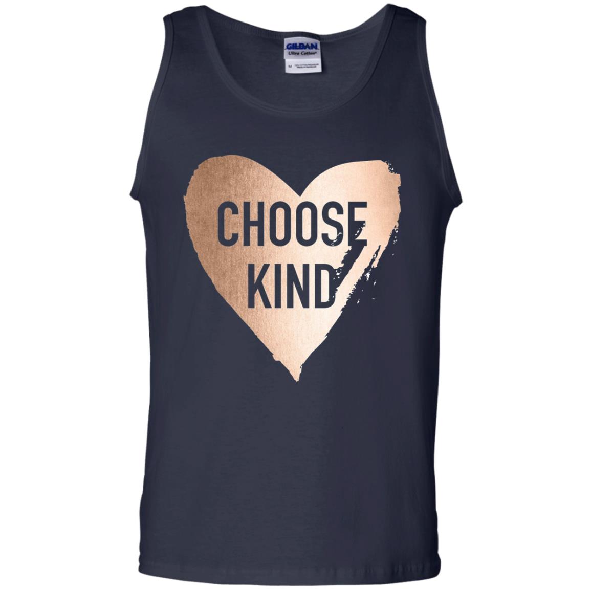 Choose Kind Anti Bullying Rose Gold T-shirt Navy