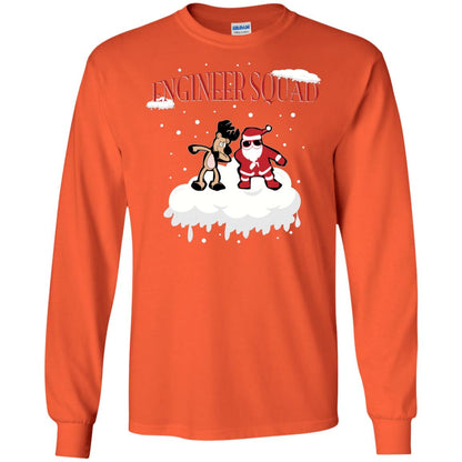 Engineer Squad Engineering X-mas Gift Shirt Orange