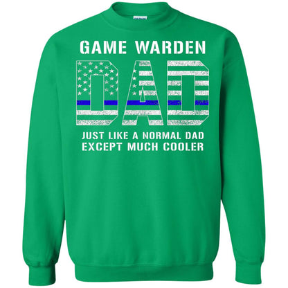 Game Warden Dad Normal Cooler Fathers Day Tbl Shirt Irish Green