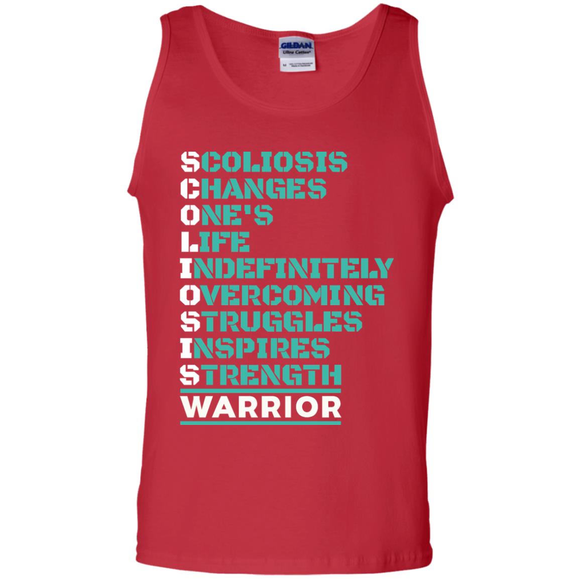 Changes One_s Life Indefinitely Overcoming Struggles Inspires Strength Coliosis Warrior Red
