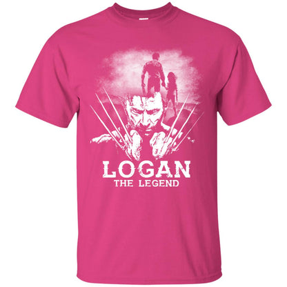 Logan The Legend Wolverine Fan T-shirt Heliconia