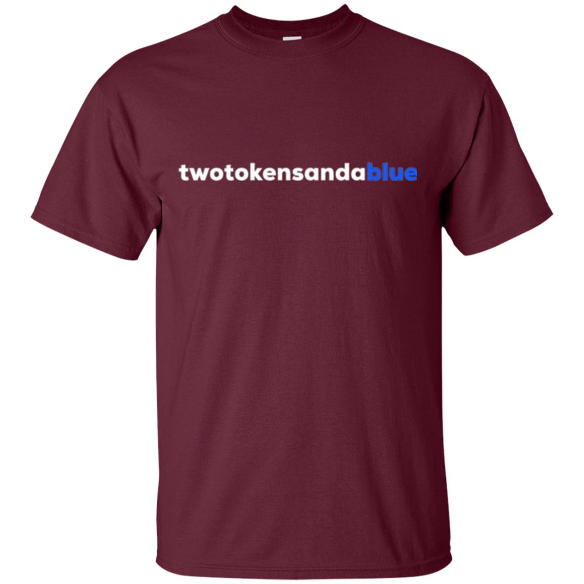 Two Tokens And A Blue T-shirt Maroon