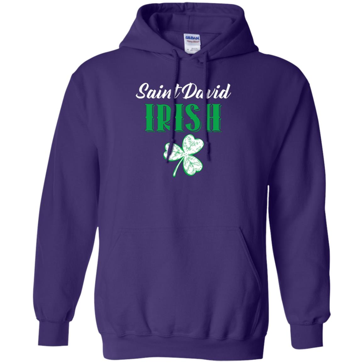 Saint Patrick's Day T-shirt Saint David Irish Purple