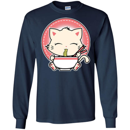 Kawaii Japanese Anime Cat Ramen T-shirt