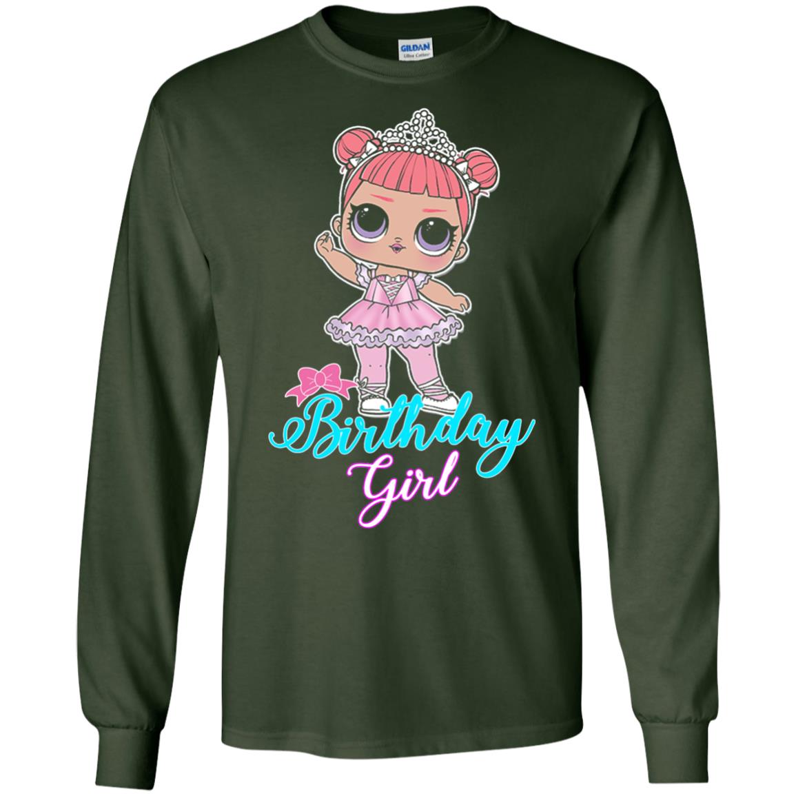 Doll Birthday Girl #squadgoals T-shirt Forest Green