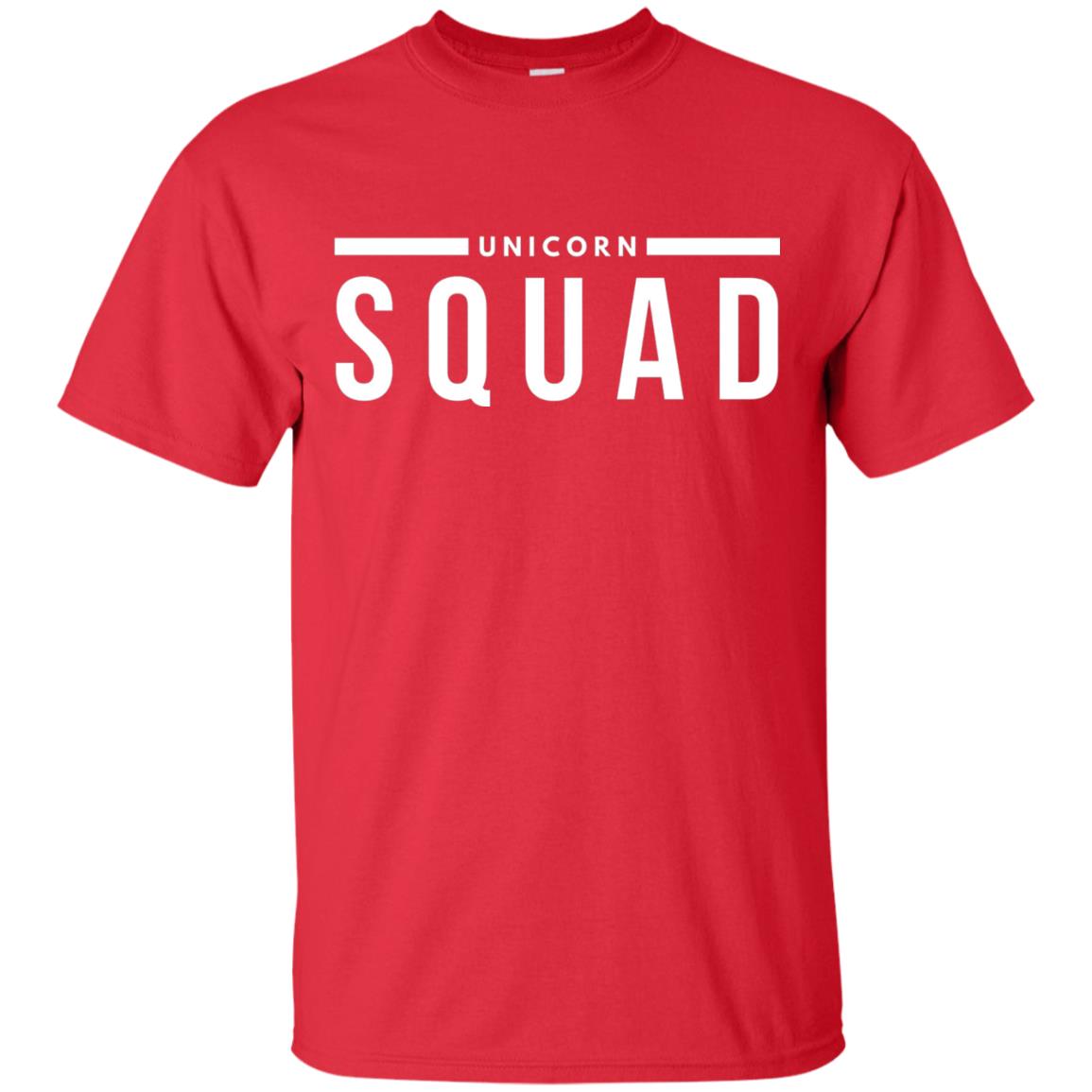Funny Unicorn Squad Unicorn Lovers T-shirt Red