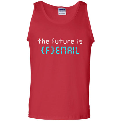 Woman's Right T-shirt The Future Is Femail Red