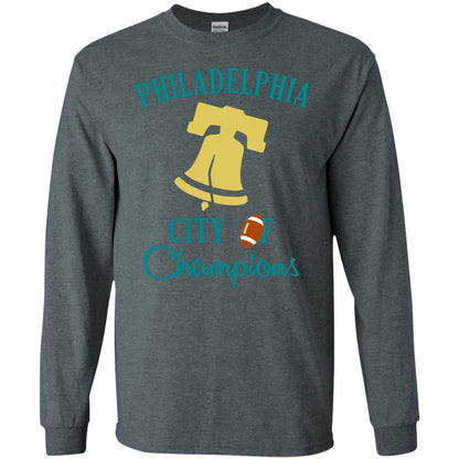 Football Lover T-shirt Philadelphia City Of Champion Dark Heather