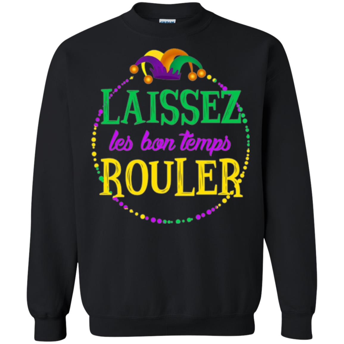 Mardi Gras T-shirt Laissez Les Bon Temps Rouler Black