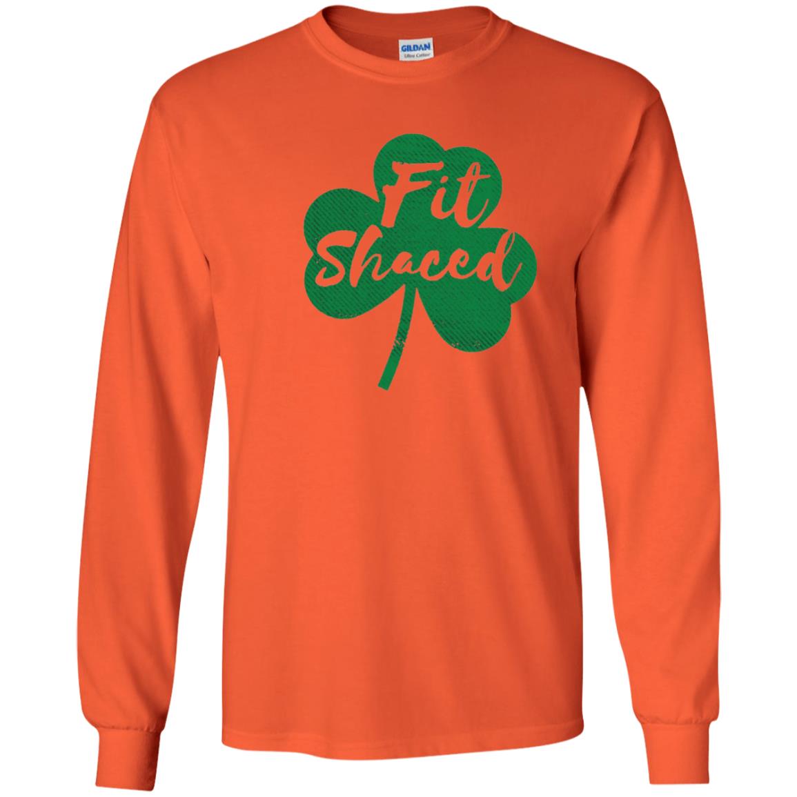 St Patricks Day T-shirt Drinking Fit Shaced Orange