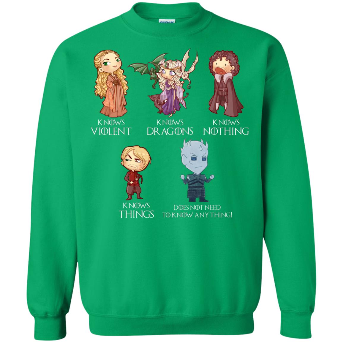 Know Something Game Of Thrones Fan T-shirt Irish Green