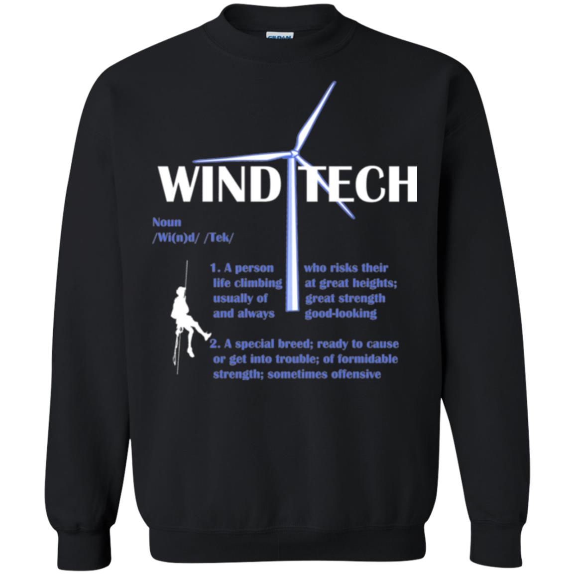 Wind Tech Definition T-shirt Black
