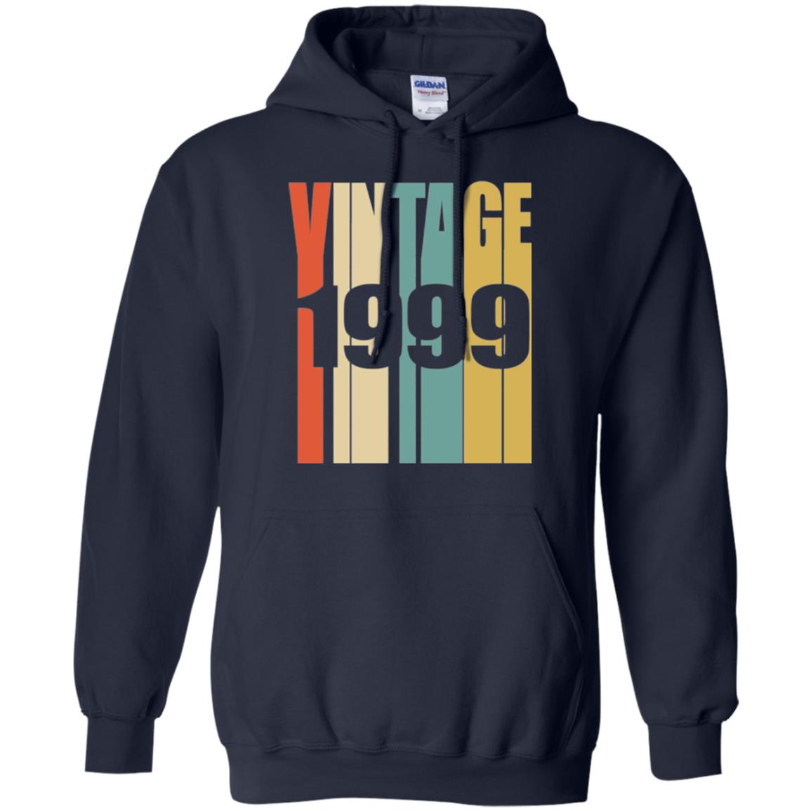 Brithday T-shirt Retro Vintage 1999 Navy