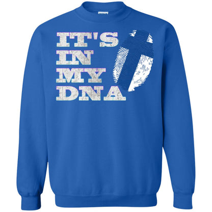 It's In My Dna Finnish Finland Flag Shirt Royal