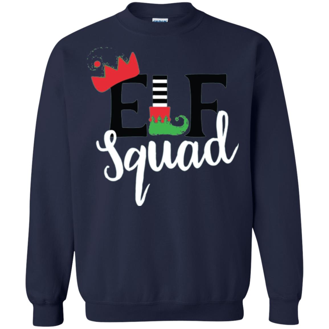 Christmas T-shirt Elf Squad Navy