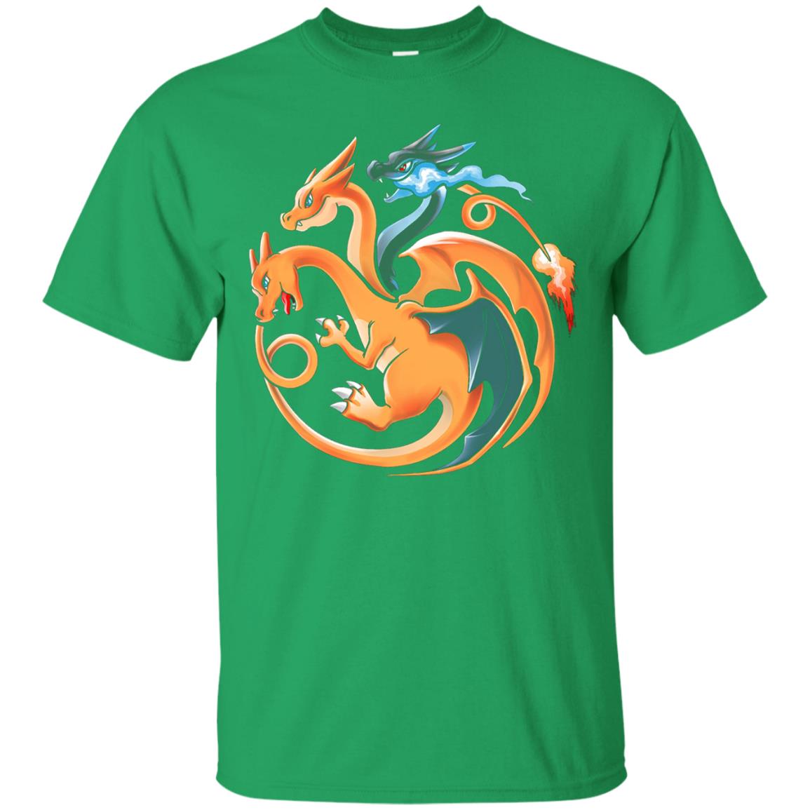 Wistitee Fire Flying And Dragon Shirt Irish Green