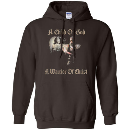 Crusader Knights Templar T-shirt A Child Of God Dark Chocolate