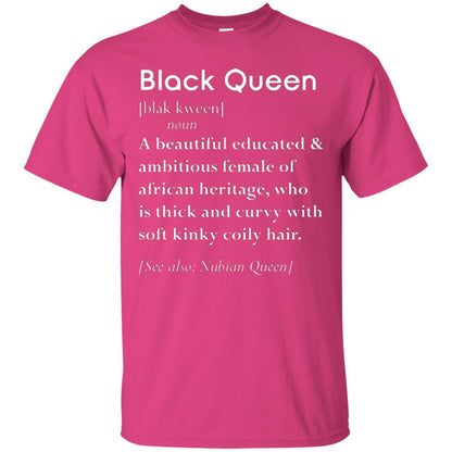 Nubian Queen T-shirt Black Queen Definition Heliconia