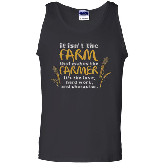 Farmer T-shirt It Isn't The Farm That Makes The Farmer Black