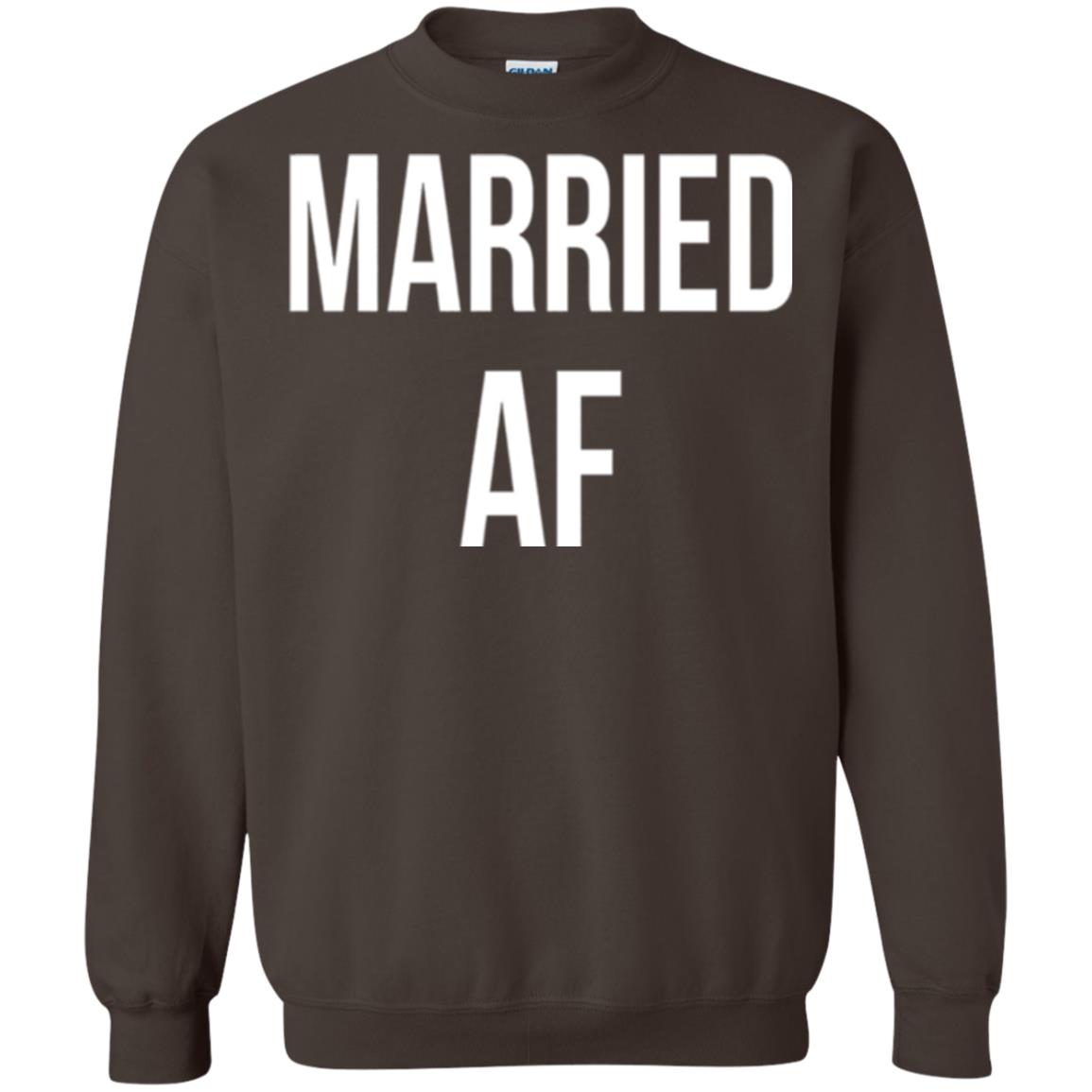 Married Af Funny T-shirt Dark Chocolate