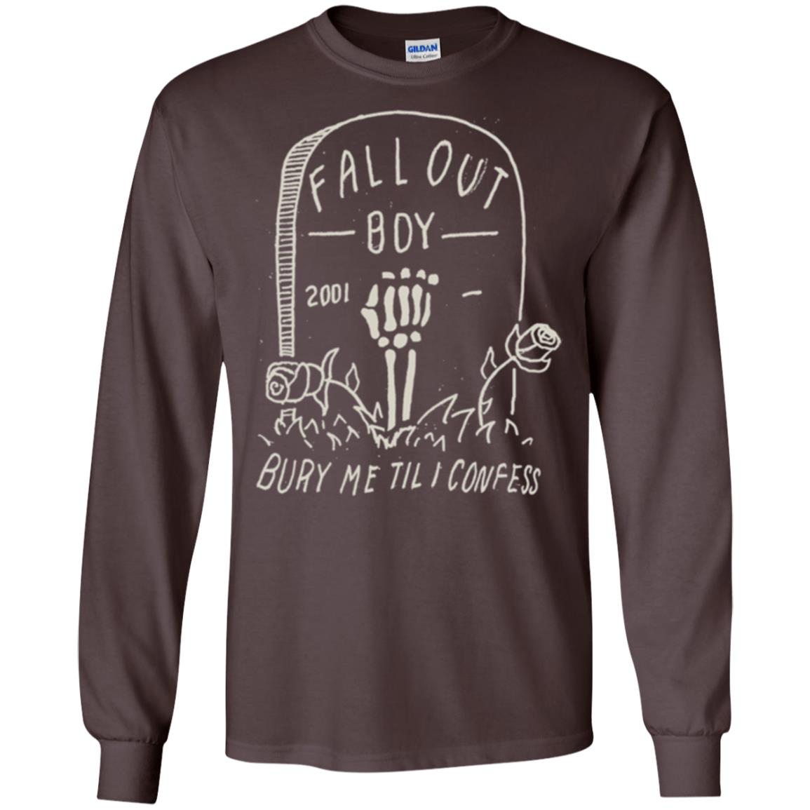 Fall Out Boy Bury Me Till I Confess T-shirt Dark Chocolate