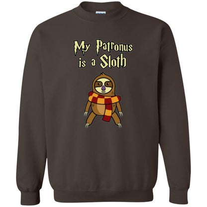 Christmas T-shirt My Patronus Is A Sloth T-shirt Dark Chocolate