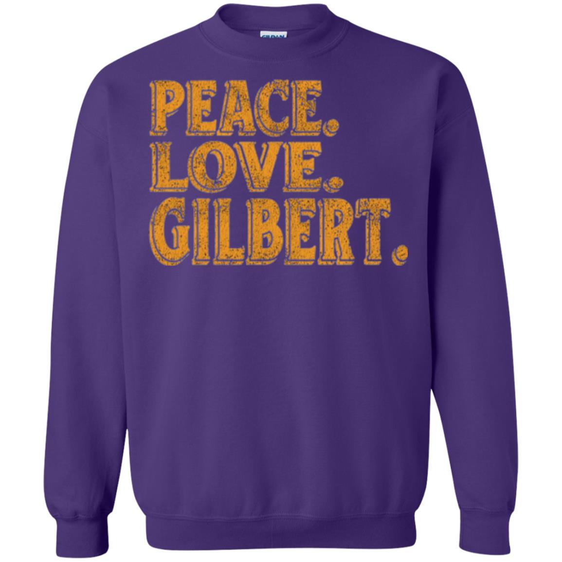 Peaceful T-shirt Peace Love Gilbert Purple
