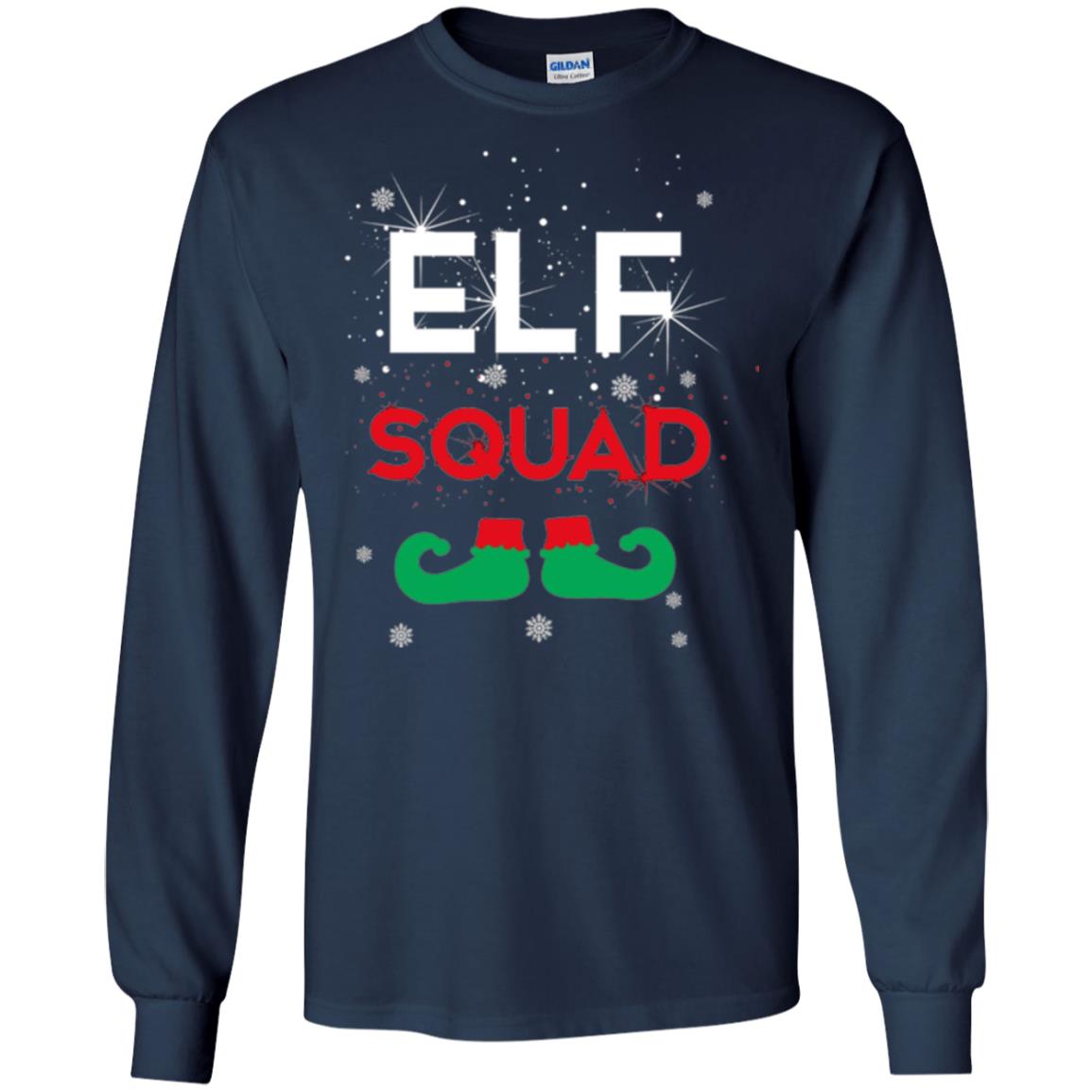 Christmas T-shirt Elf Squad Navy
