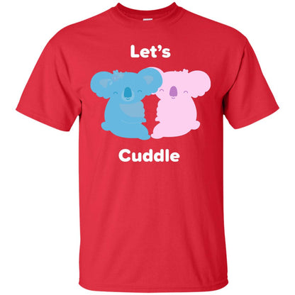 Lets Cuddle Koala Bear T-shirt Red