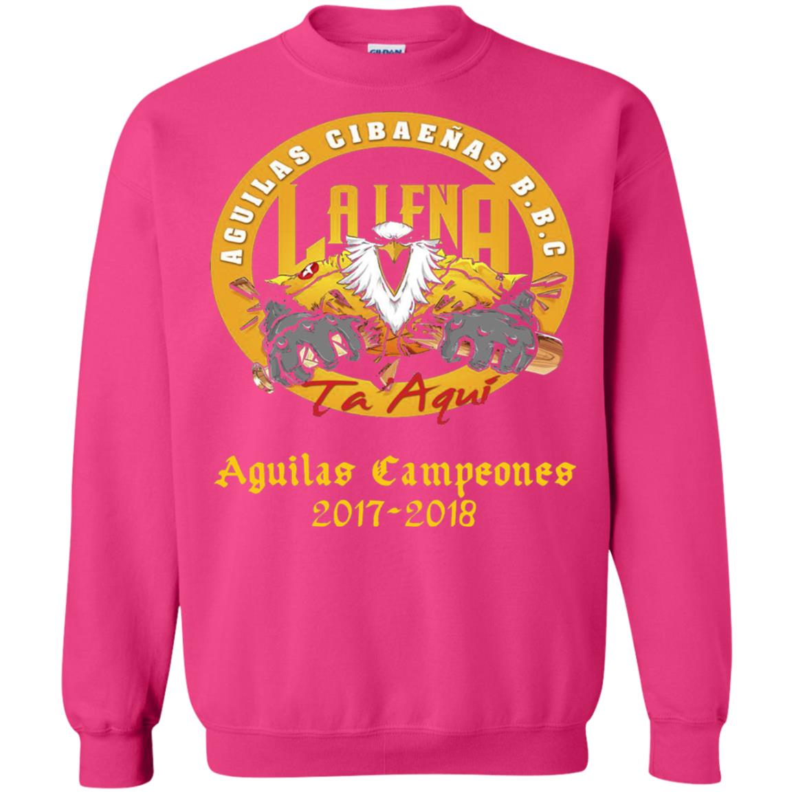 Baseball Lover T-shirt Aguilas Cibaenas Campeones 2017-2018 Heliconia