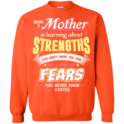 Being A Mom Means Mommy T-shirt Orange