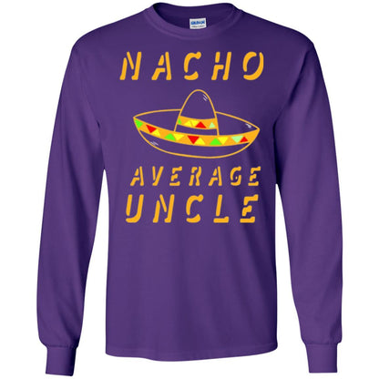 Family T-shirt Not Your Average Uncle Purple