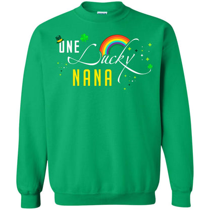 One Lucky Nana St. Patrick_s Day T-shirt Irish Green