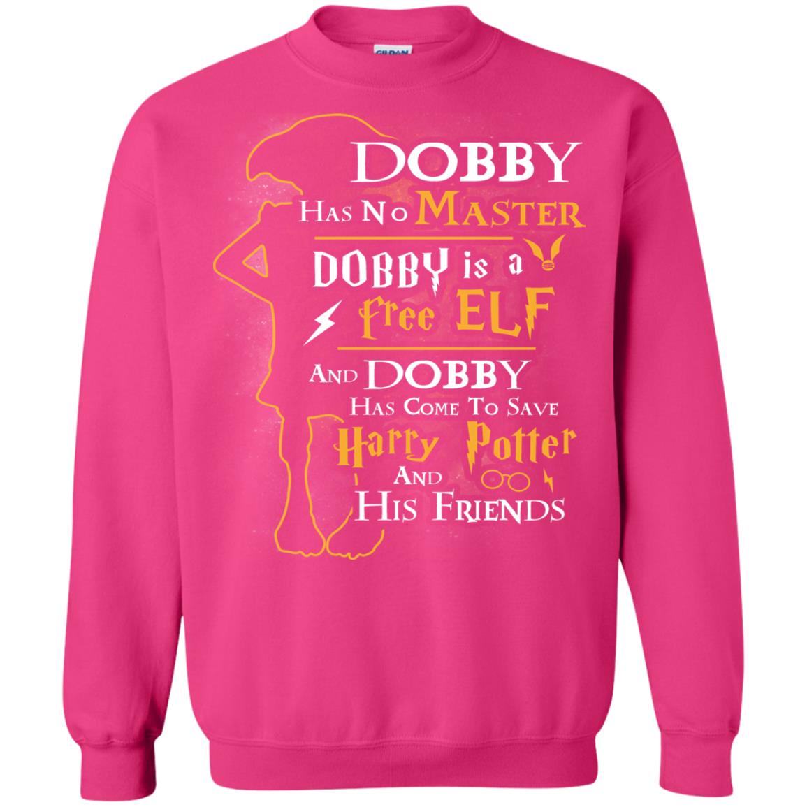 Dobby Has No Master Dobby Is A Free Elf And Dobby Has Come To Save Harry Potter And His Friends Movie Fan T-shirt Heliconia