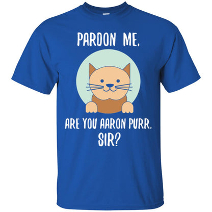 The Hamilton Cat T-shirt Pardon Me Royal