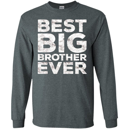 Best Big Brother Ever Family T-shirt Dark Heather