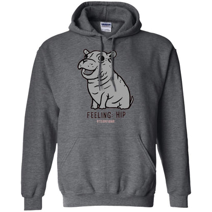 Fiona Hippo Lover T-shirt The Hippo Feeling Hip #teamfiona Dark Heather