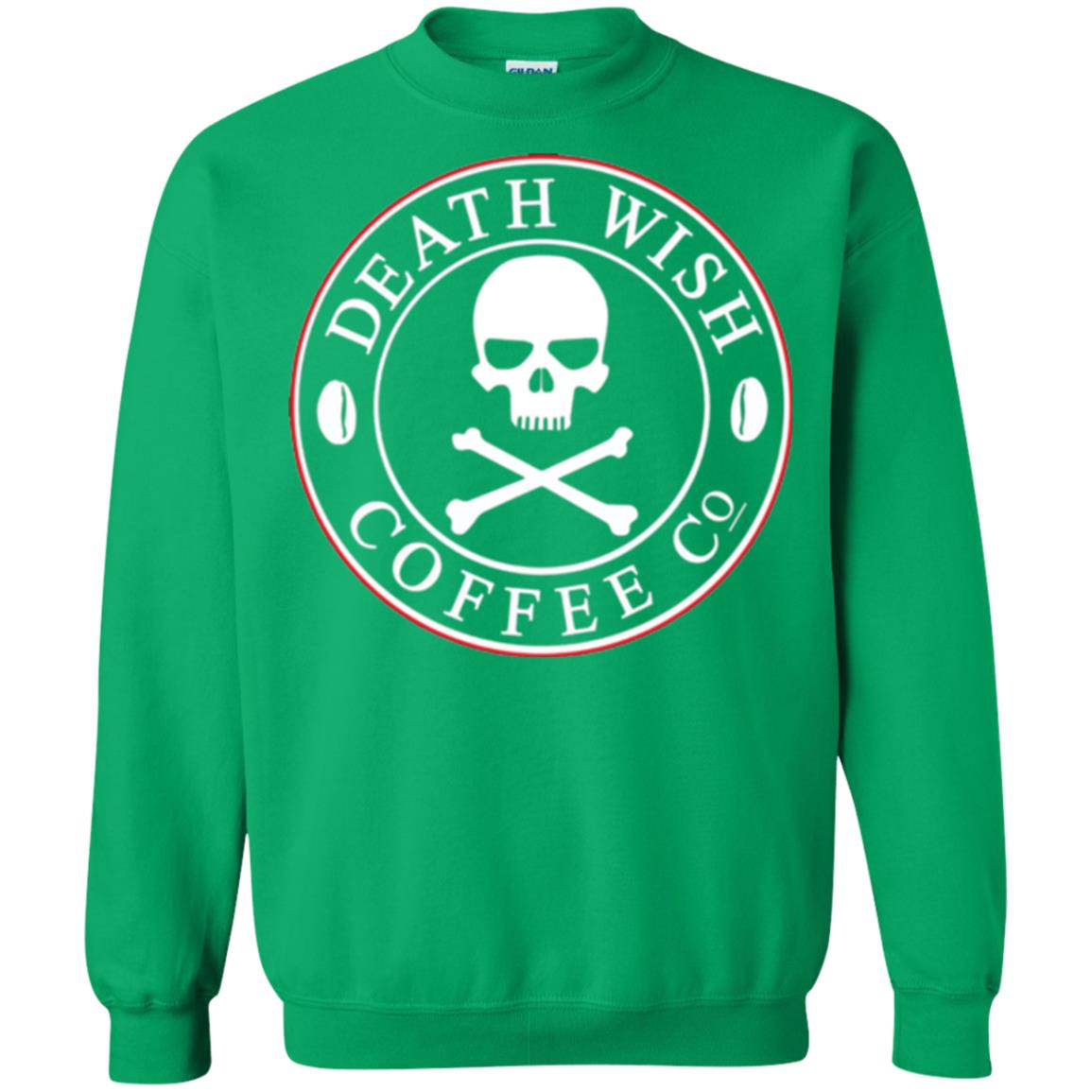 Death Wish Coffee Logo T-shirt Irish Green